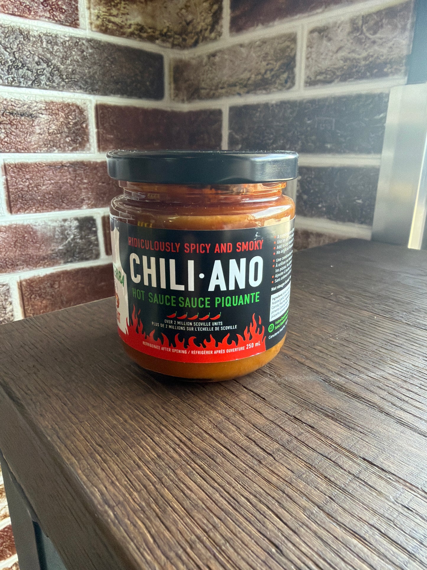Canuterra Heat Chili-Ano Hot Sauce 250ml