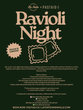 La Fonte x PASTAIO: Ravioli Night